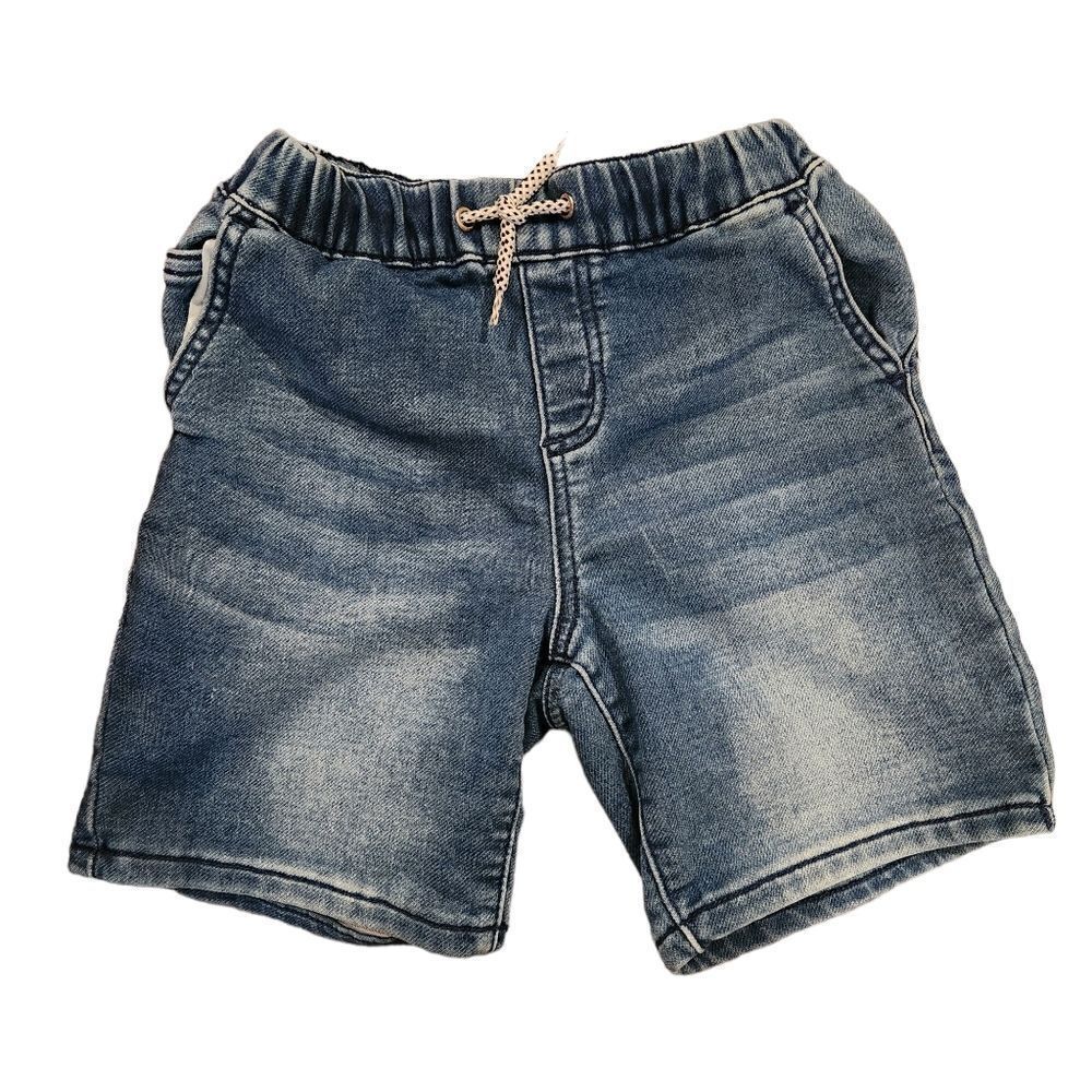Kidpik Boys Denim Jean Shorts elastic waist Size XS 5/6 Y